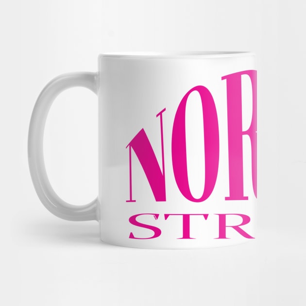 NORCAL STRONG DESIGN #2 MAGENTA -WHITE BORDER by SELcustoms